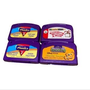 Leap Frog Leap Pad Games Pre-K Leap 1 Lot Of 4